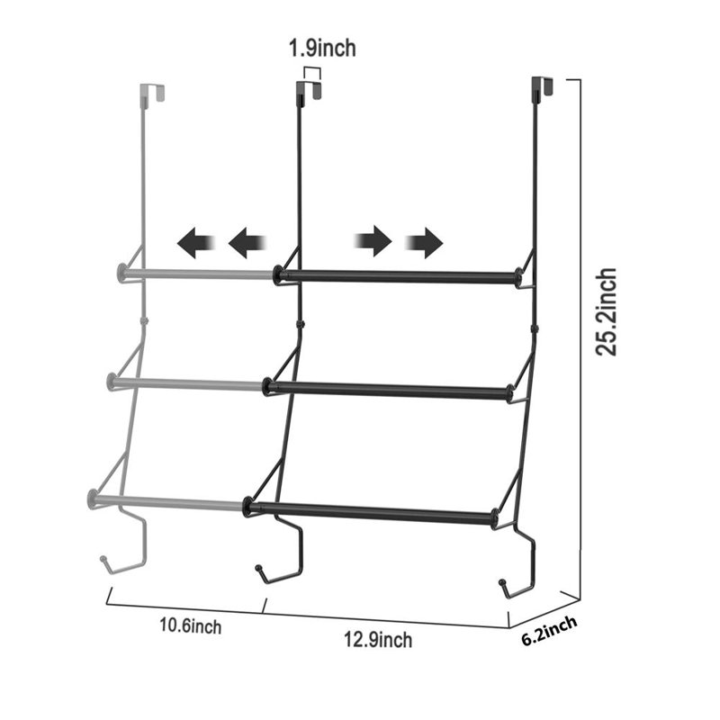 TOPEFIC OvertheDoor Towel Rack Wayfair